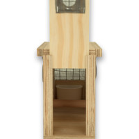 Boîte de transport Air Export Calm en bois à 1 compartiment pour Perruches à Collier
