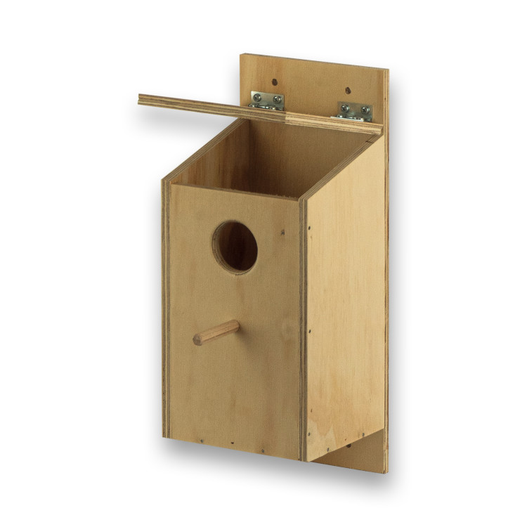 Außen-Nistkasten aus Holz für Wildvögel (Bausatz)