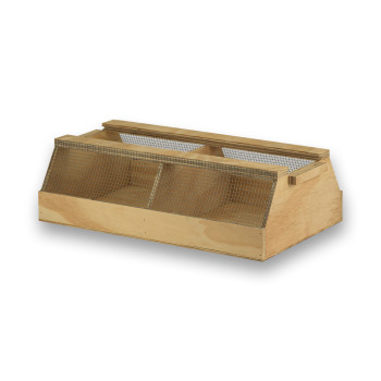 Boîte de transport Export en bois à 2 compartiments pour oiseaux de petite taille
