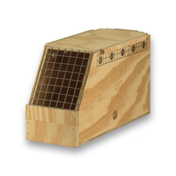 Air Export 1-compartment wooden transport carrier box for Cockatoos