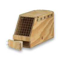 Air Export 1-Abteil-Transportbox aus Holz für Kakadus