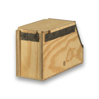 Air Export Calm 1 compartiment houten transportkooi voor Kaketoes