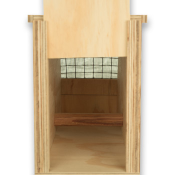Air Export Calm 1-Abteil-Transportbox aus Holz für Kakadus