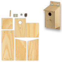 Außen-Nistkasten aus Holz für Steinkäuze